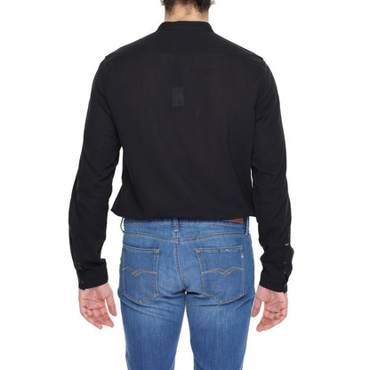 Black Cotton Shirt-Antony Morato-LabelTerrace.com