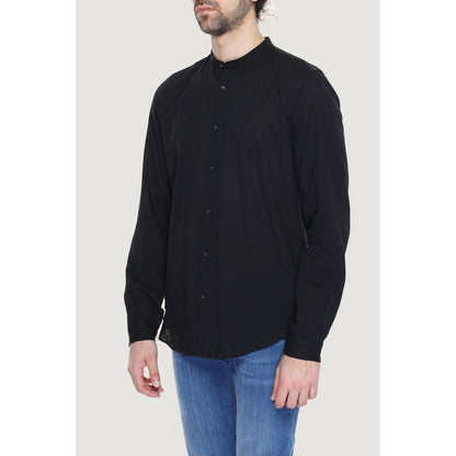 Black Cotton Shirt-Antony Morato-LabelTerrace.com