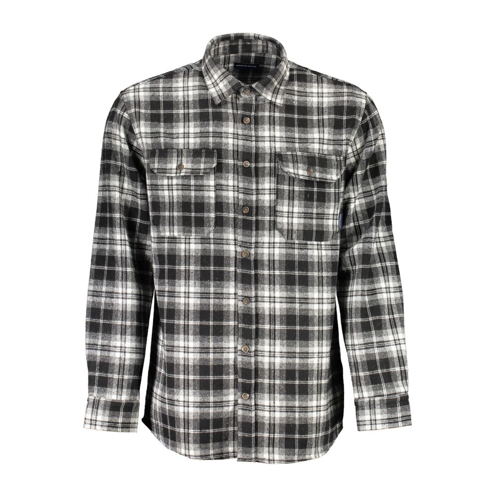 Black Cotton Shirt-North Sails-LabelTerrace.com