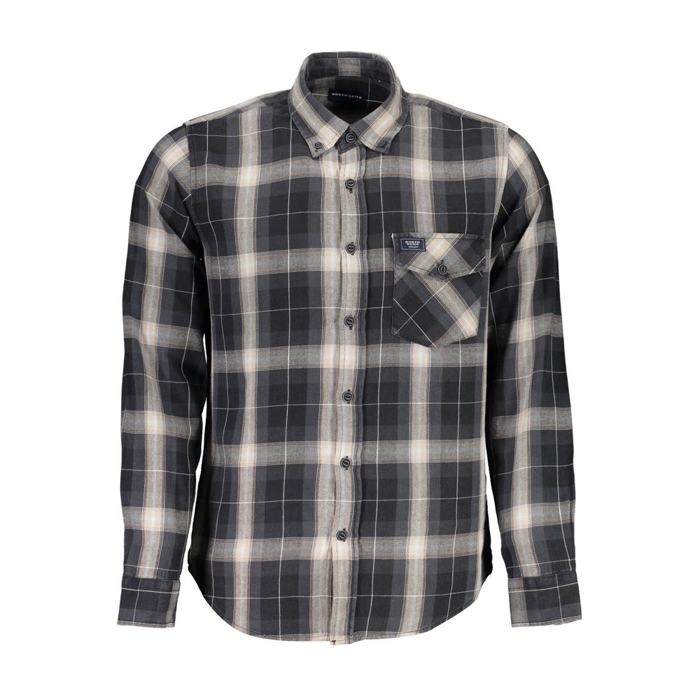 Black Cotton Shirt-North Sails-LabelTerrace.com