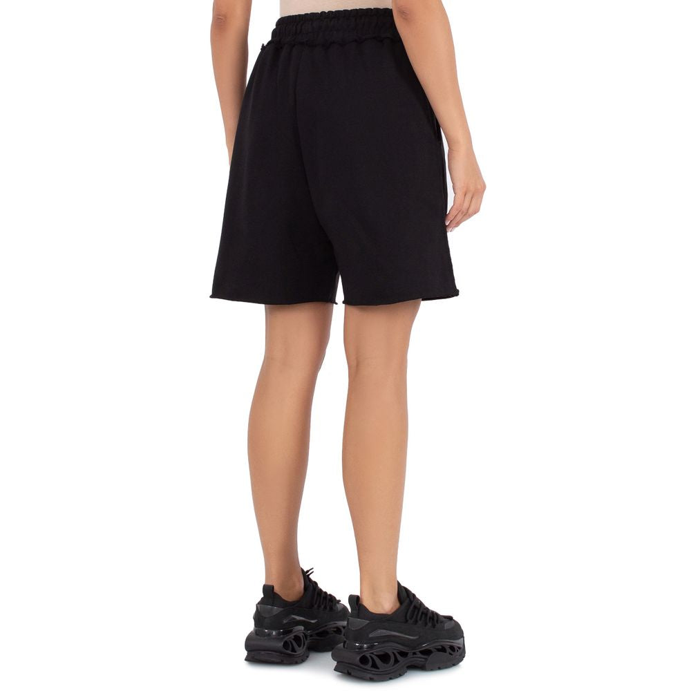 Black Cotton Short-Comme Des Fuckdown-LabelTerrace.com