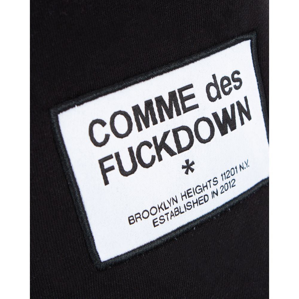 Black Cotton Short-Comme Des Fuckdown-LabelTerrace.com