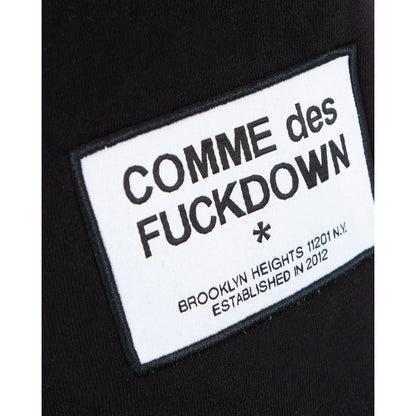 Black Cotton Short-Comme Des Fuckdown-LabelTerrace.com