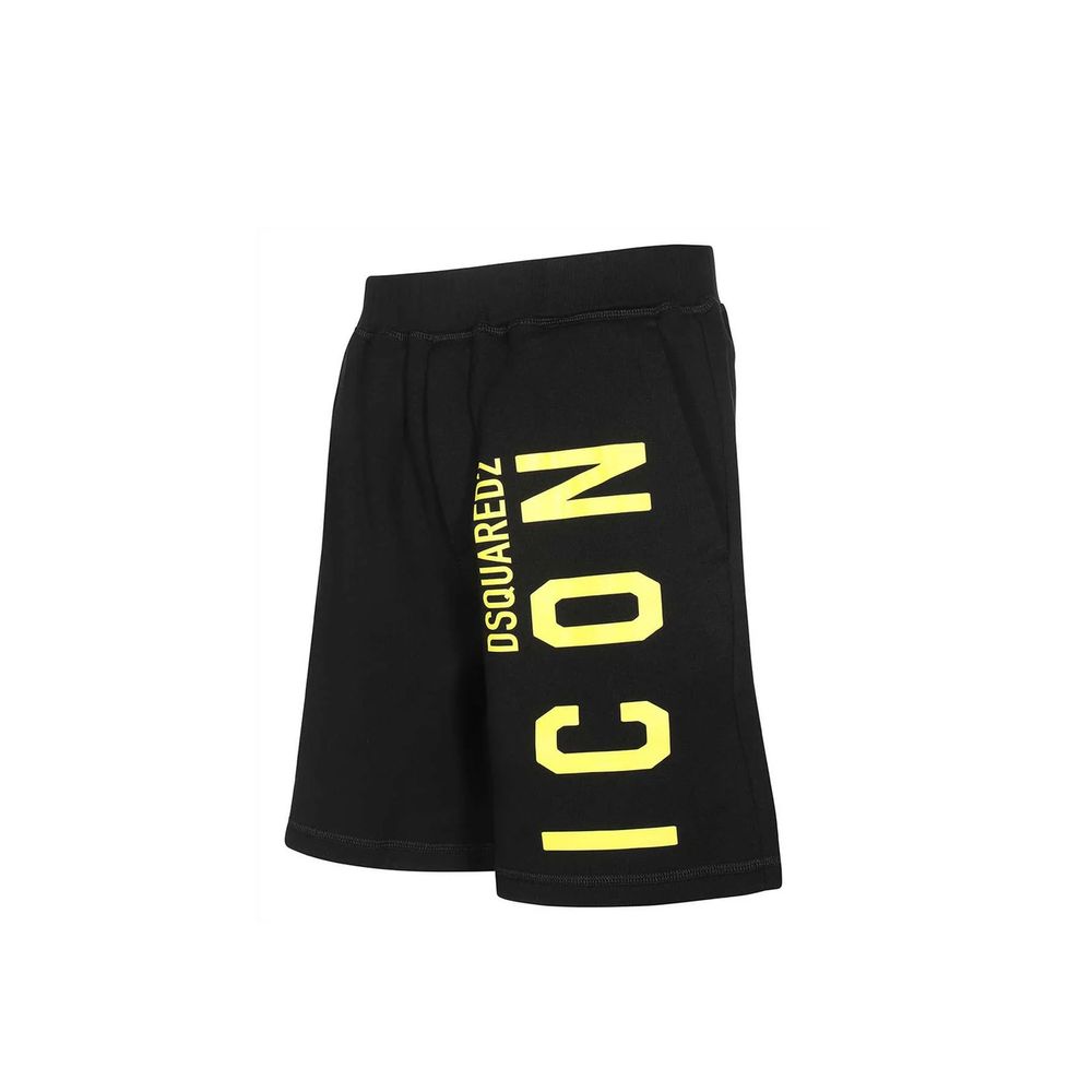 Cotton Logo Shorts-Dsquared²-LabelTerrace.com