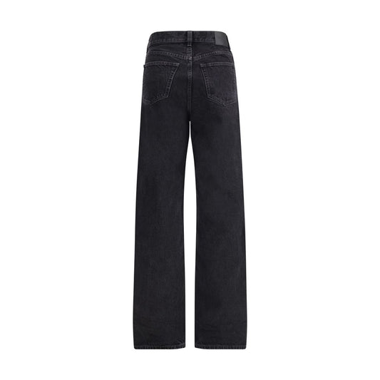 Black Cotton Slim Fit Jeans