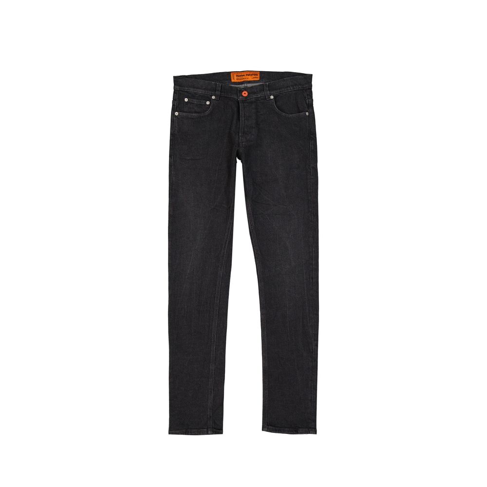 Cotton Denim Slim Jeans-Heron Preston-LabelTerrace.com