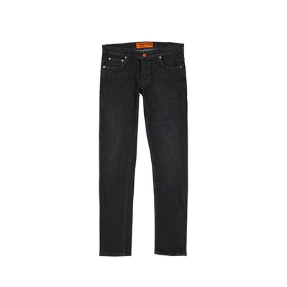 Cotton Denim Slim Jeans-Heron Preston-LabelTerrace.com