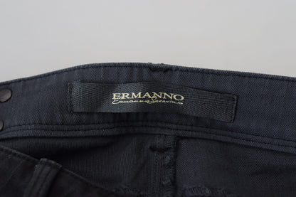 Black Cotton Slim Fit Women Denim Jeans