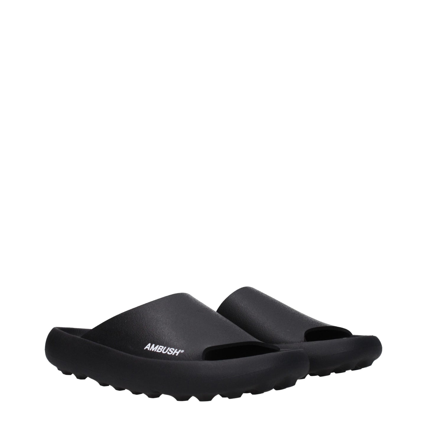 Black Cotton Slippers