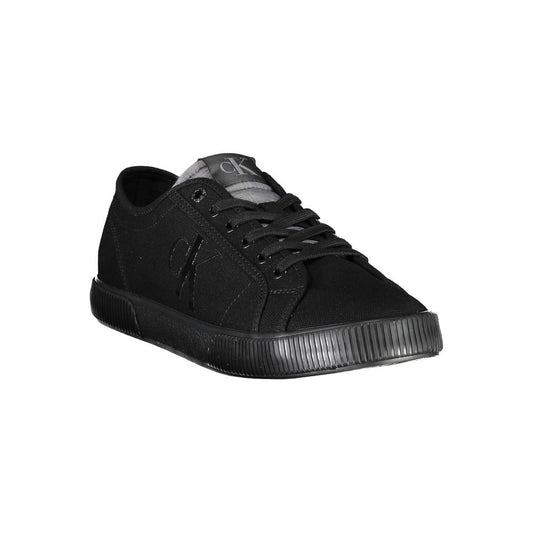 Black Cotton Sneaker