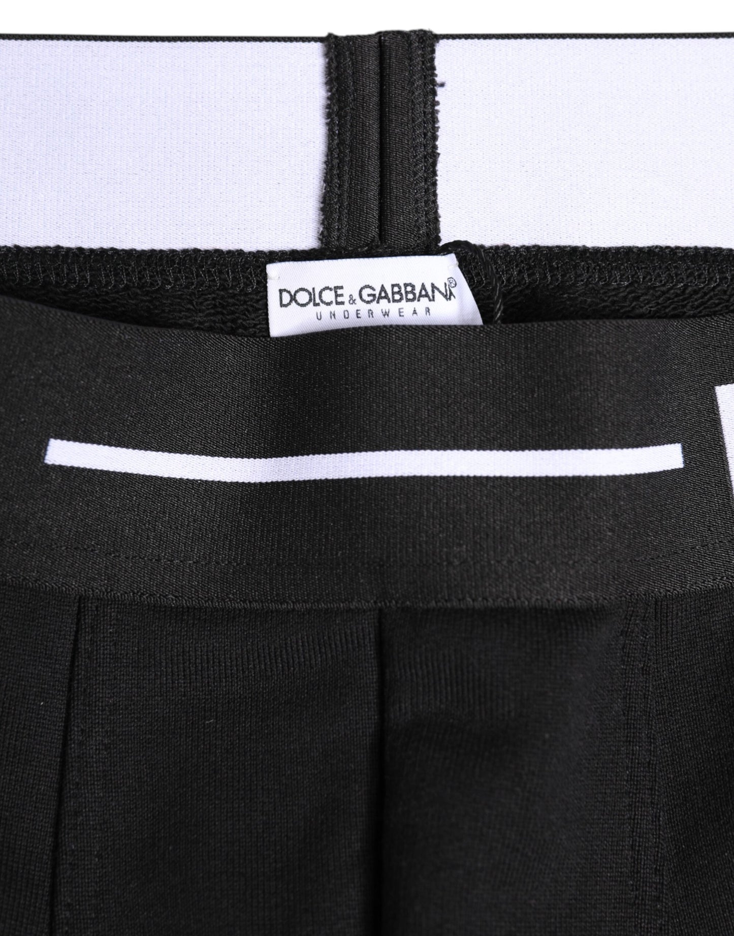 Black Cotton Stretch Regular Boxer Underwear-Dolce & Gabbana-LabelTerrace.com
