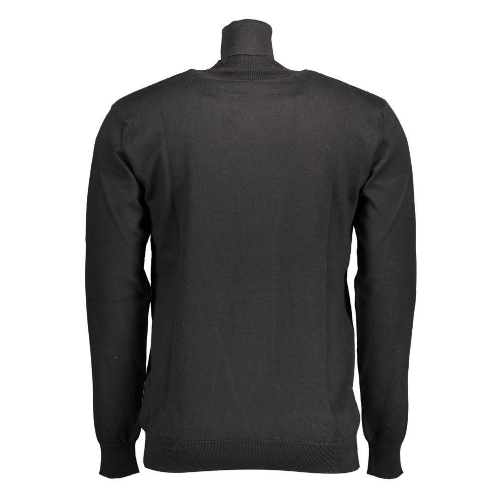 Black Cotton Sweater-U.S. POLO ASSN.-LabelTerrace.com