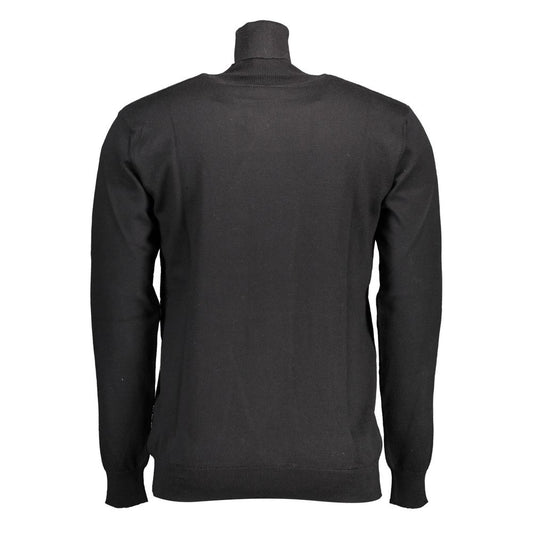Black Cotton Sweater-U.S. POLO ASSN.-LabelTerrace.com