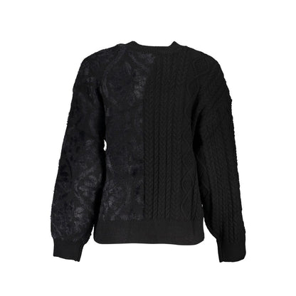Black Cotton Sweater