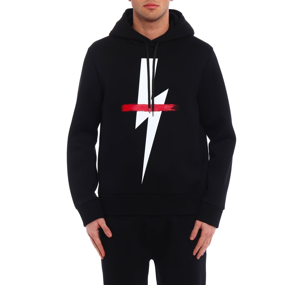 Logo Hooded Sweatshirt-Neil Barrett-LabelTerrace.com
