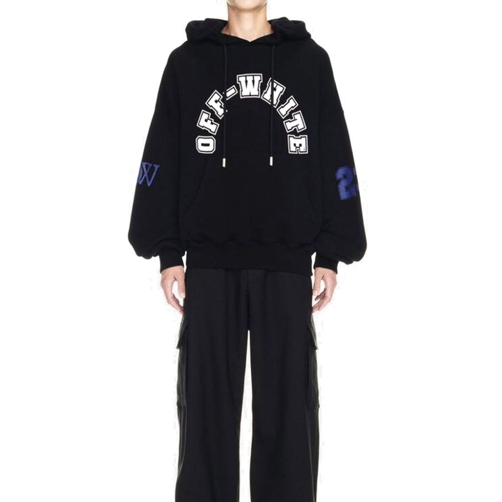 Hooded Sweatshirt-Off-White-LabelTerrace.com