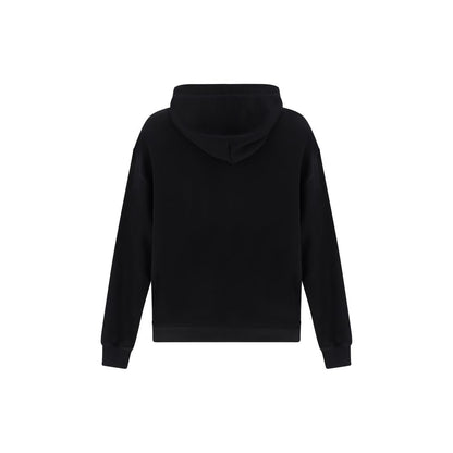 Black Cotton Sweatshirt