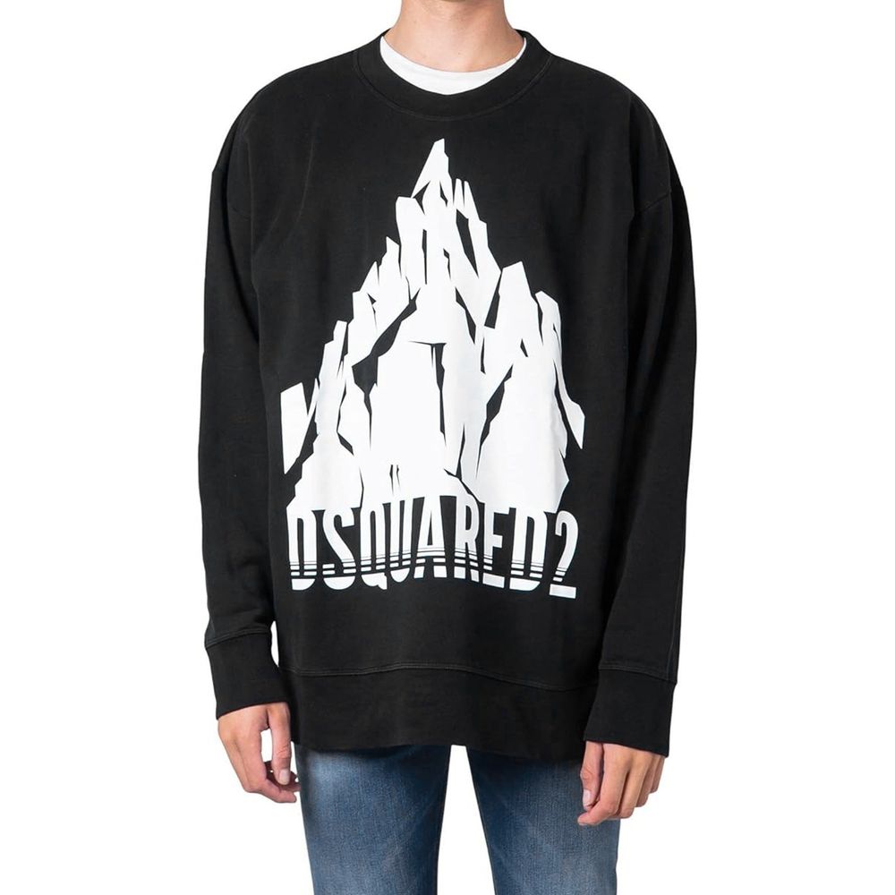 Cotton Logo Sweatshirt-Dsquared²-LabelTerrace.com