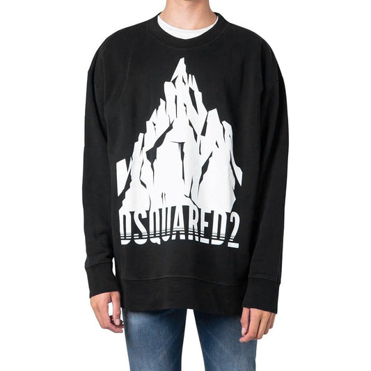 Cotton Logo Sweatshirt-Dsquared²-LabelTerrace.com