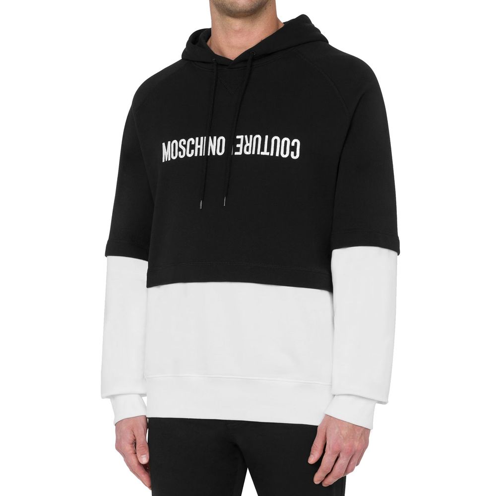 Cotton Hooded Sweatshirt-Moschino-LabelTerrace.com