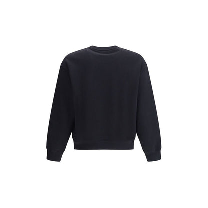 Black Cotton Sweatshirt