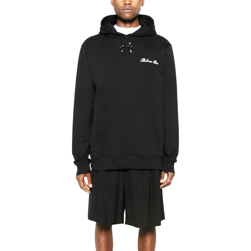 Cotton Logo Sweatshirt-Balmain-LabelTerrace.com