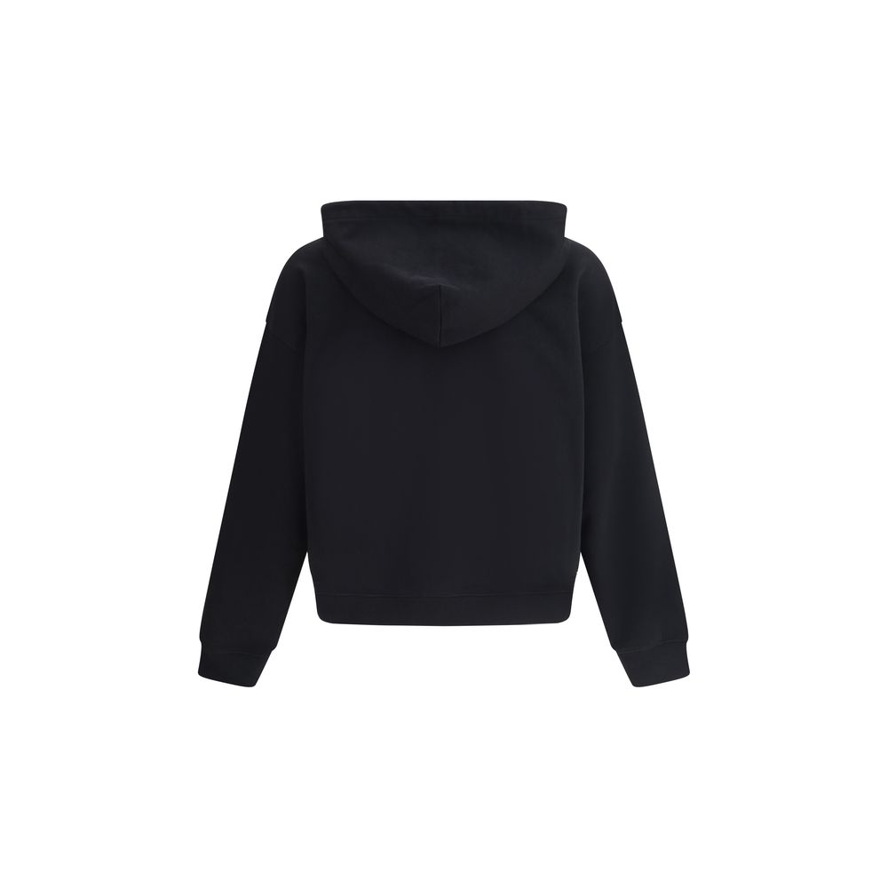 Black Cotton Sweatshirt