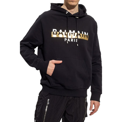 Logo Hooded Sweatshirt-Balmain-LabelTerrace.com