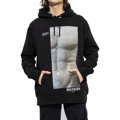 Cotton Hoodie Sweatshirt-Balmain-LabelTerrace.com