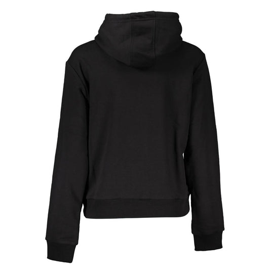 Black Cotton Sweatshirt-Cavalli Class-LabelTerrace.com
