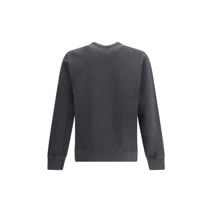 Black Cotton Sweatshirt