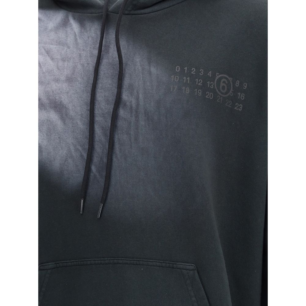 Black Cotton Sweatshirt