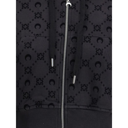 Black Cotton Sweatshirt