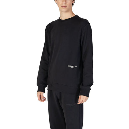 Black Cotton Sweatshirt-Underclub-LabelTerrace.com