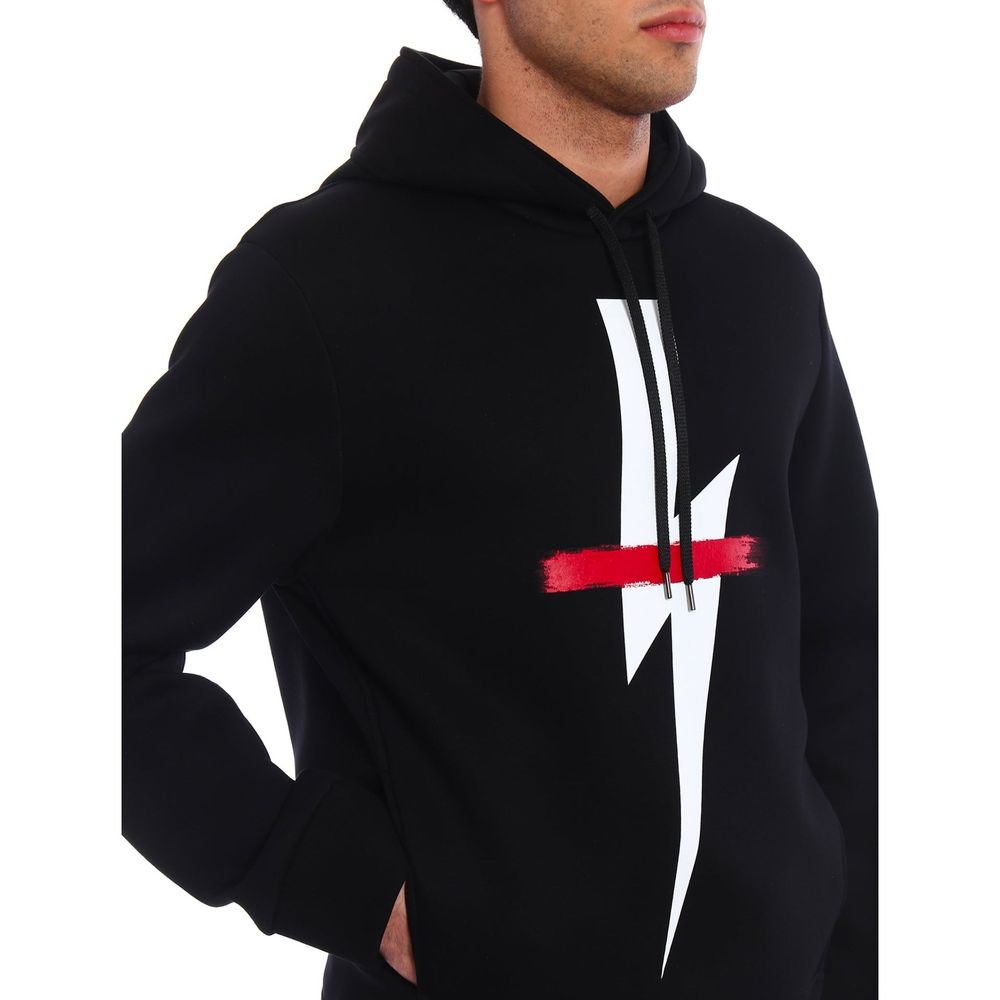Logo Hooded Sweatshirt-Neil Barrett-LabelTerrace.com