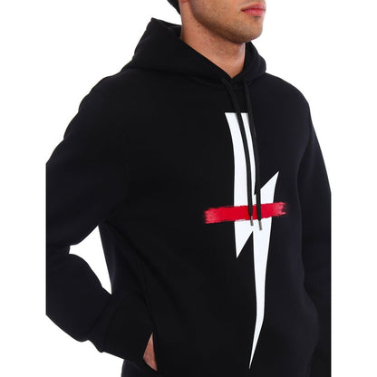 Logo Hooded Sweatshirt-Neil Barrett-LabelTerrace.com