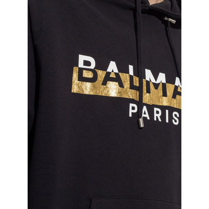 Logo Hooded Sweatshirt-Balmain-LabelTerrace.com