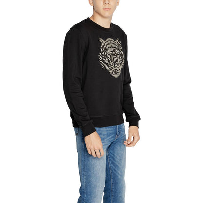 Black Cotton Sweatshirt