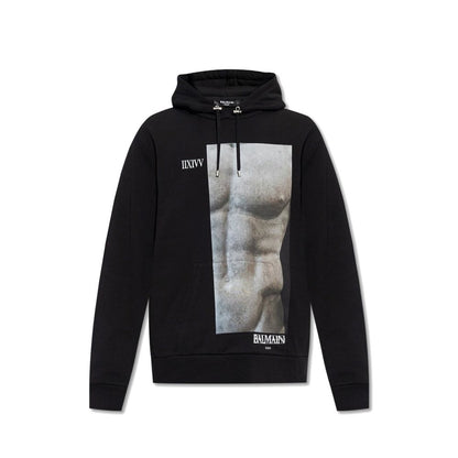 Cotton Hoodie Sweatshirt-Balmain-LabelTerrace.com