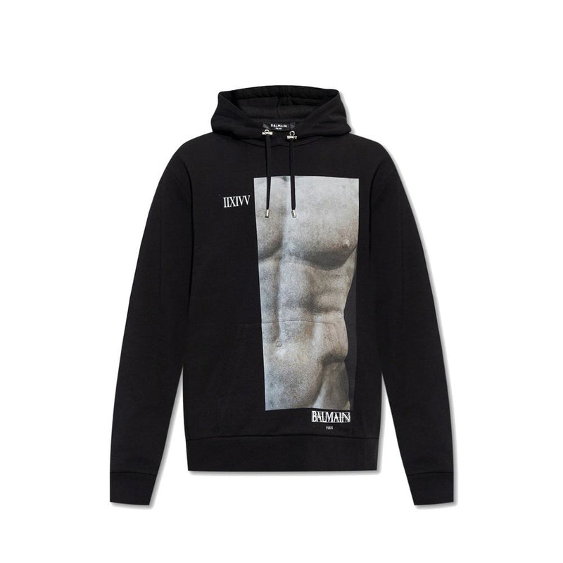 Cotton Hoodie Sweatshirt-Balmain-LabelTerrace.com