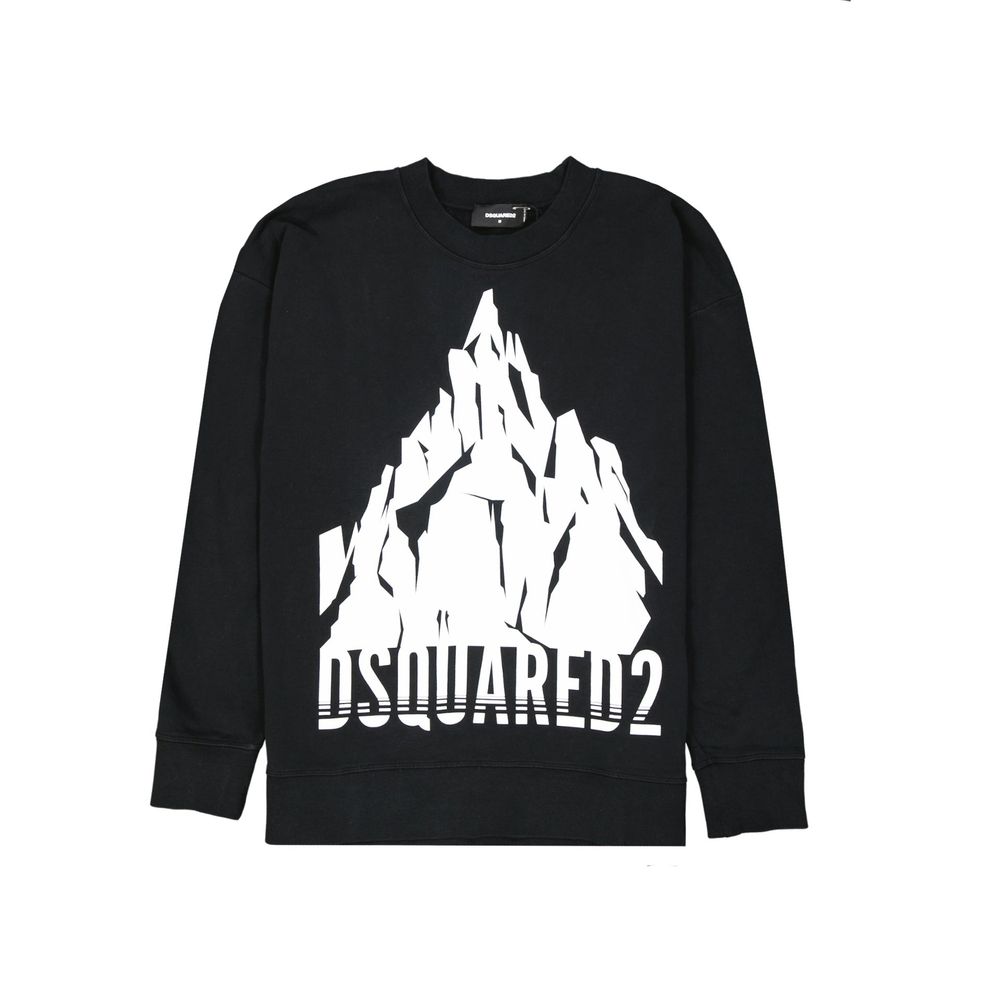 Cotton Logo Sweatshirt-Dsquared²-LabelTerrace.com