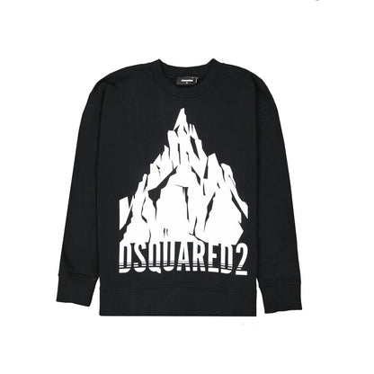 Cotton Logo Sweatshirt-Dsquared²-LabelTerrace.com