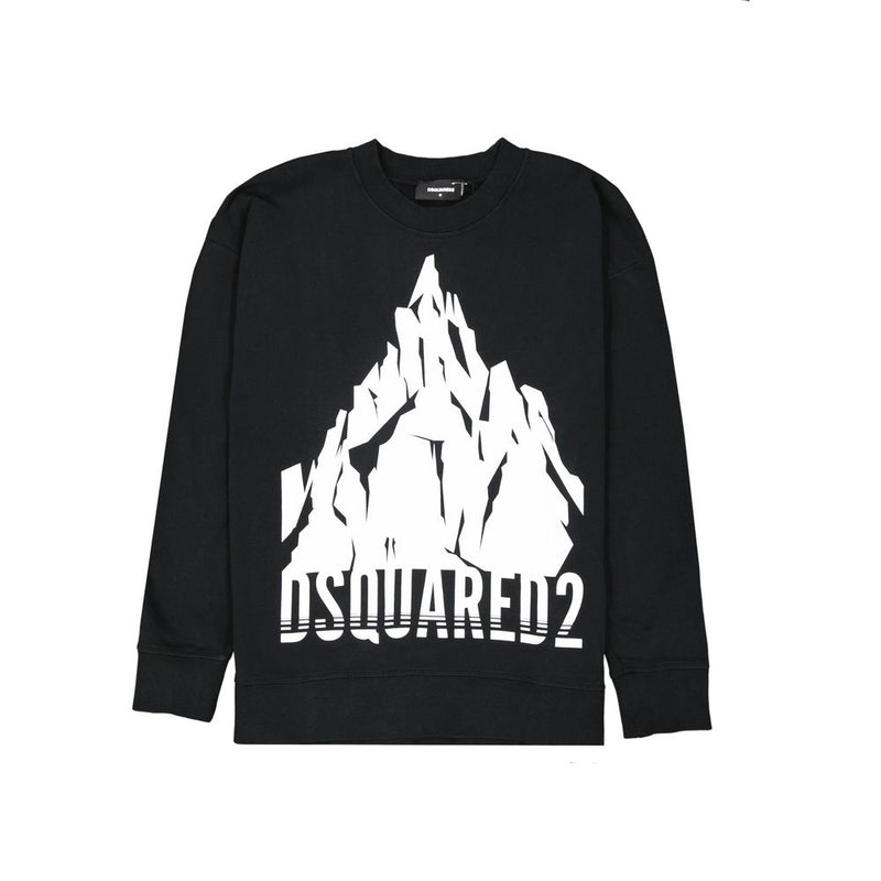 Cotton Logo Sweatshirt-Dsquared²-LabelTerrace.com