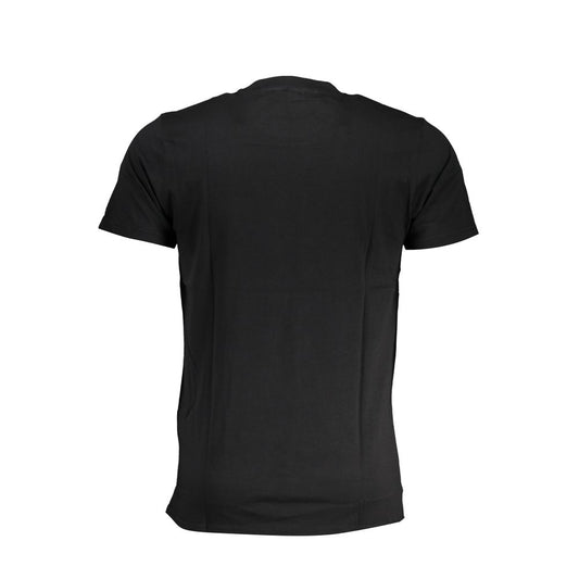 Black Cotton T-Shirt-Cavalli Class-LabelTerrace.com