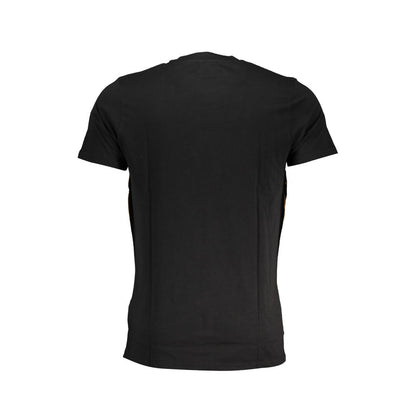 Black Cotton T-Shirt-Cavalli Class-LabelTerrace.com