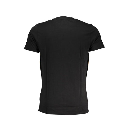 Black Cotton T-Shirt-Cavalli Class-LabelTerrace.com