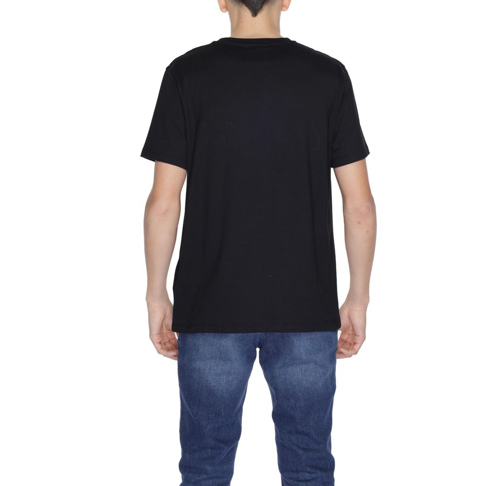 Black Cotton T-Shirt-Underclub-LabelTerrace.com