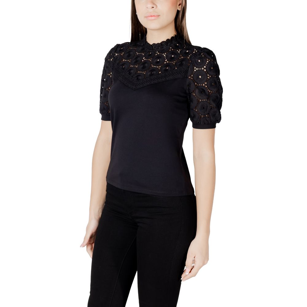 Black Cotton T-Shirt