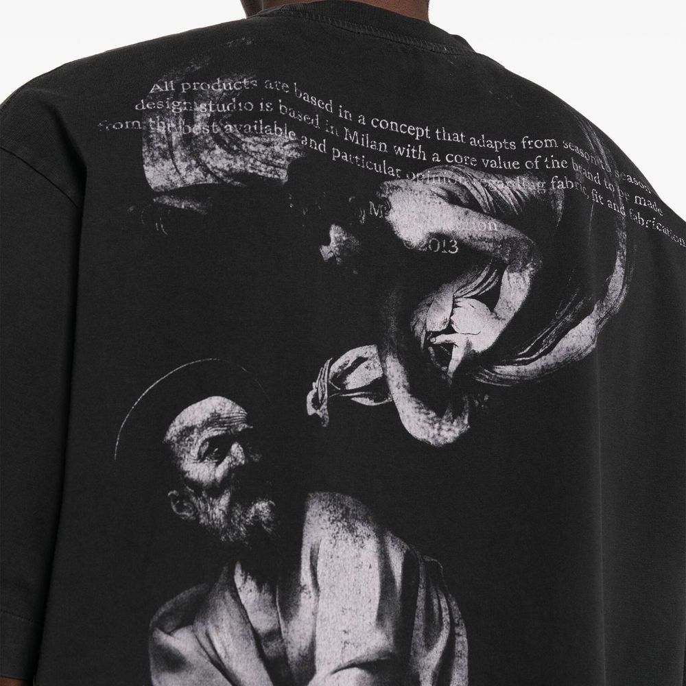 Off White S.Matthew Skate Logo-Print T-Shirt-Off-White-LabelTerrace.com