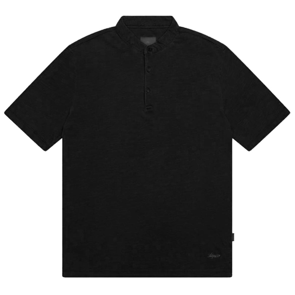 Black Cotton T-Shirt-AT.P.CO-LabelTerrace.com